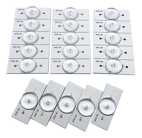 Lámpara Led Con Forma De Bola, 3 V, Luz Smd, 20 Piezas De Tv