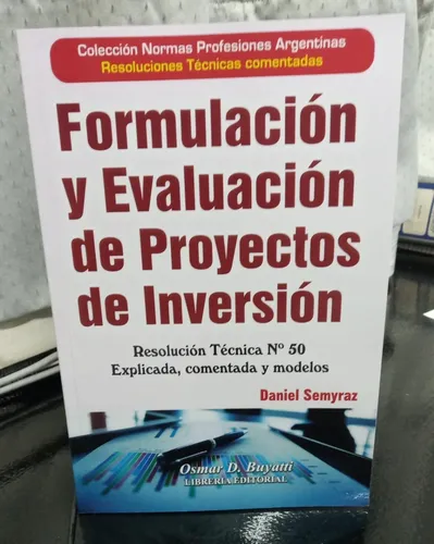 comprar Formulacion Y Evaluacion De Proyectos De Inversion Rt. N° 50