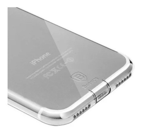 Carcasa Para iPhone 7plus O 8plus Simple Transparente Baseus