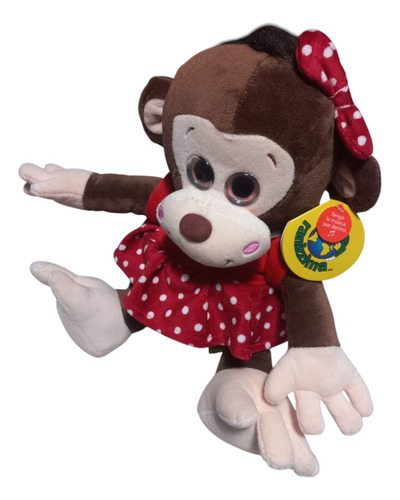Kit 3 Peluches Ranizzima Con Sonido- Osa, Jirafa, Changuita Varios