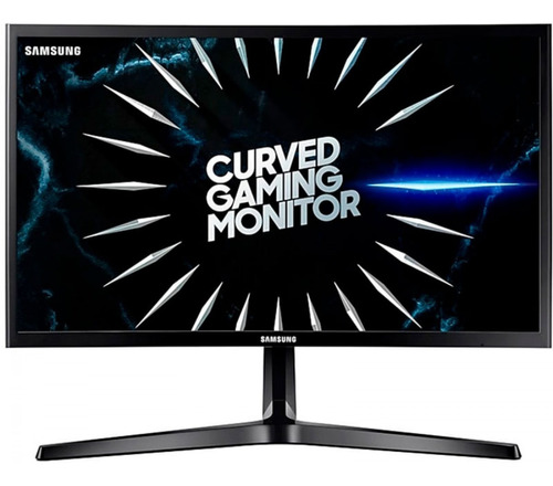 Monitor Gamer Curvo 24 Samsung Lc24rg50 Fhd 144hz Freesync Color Negro