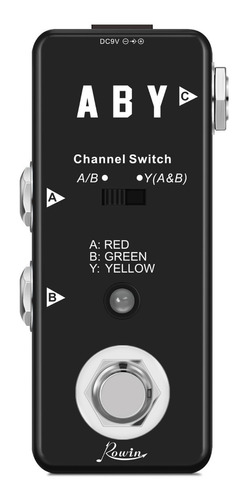 Pedal De Guitarra Rowin Lef-330 Aby Switcher Box Aby Liner