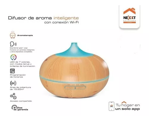Difusor de aroma inteligente Nexxt con conexión Wi-Fi ALEXA
