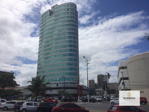 Imagem 2 de 4 de Sala Comercial De 96 M² No Empresarial Terra Brasilis Vista Plena Para O Mar Só 480 Mil !! - 204