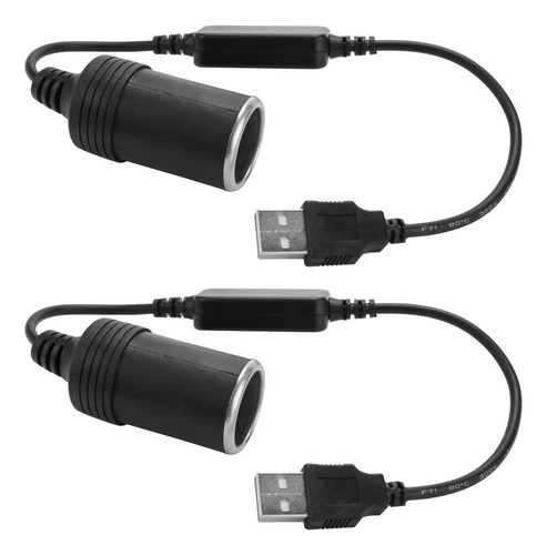 Cable Convertidor Usb A Macho A Conector Hembra Para Encende