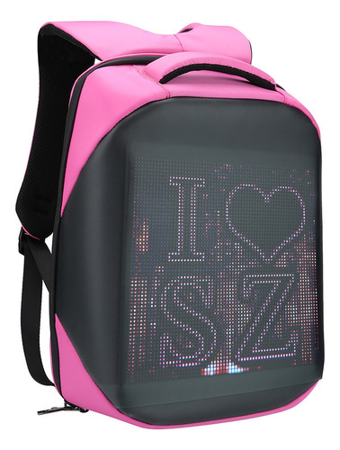 Mochila Luminosa, Pantalla Led, Iluminada, Wifi, Multifunció