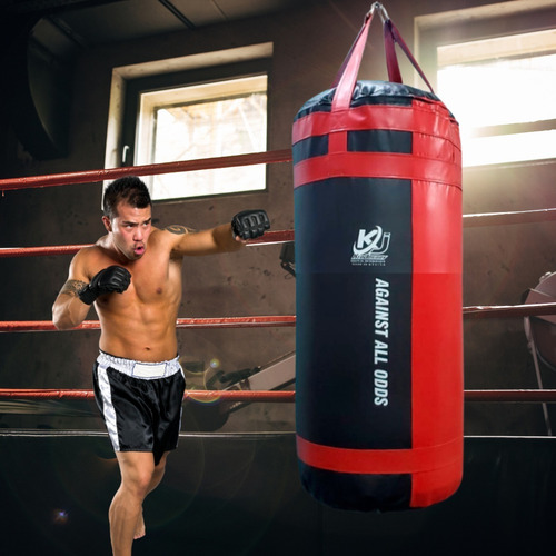 Saco De Boxeo Costal De Box Gordo Jr. 70 Kg Mma Muay Thai Color Rojo