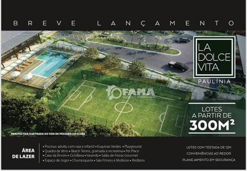 Terreno À Venda, 735 M² Por R$ 1.040.000,00 - Condomínio La Dolce Vita - Paulínia/sp - Te0606