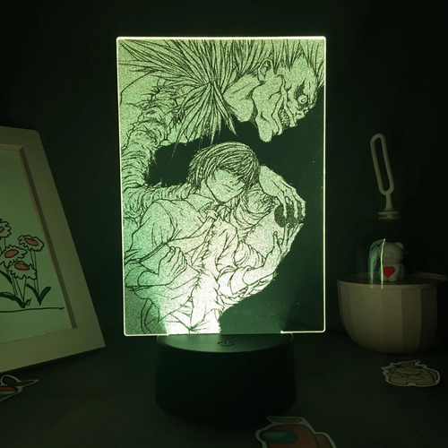 Luz De Noche Lámpara Newest Anime Death Note Yagami Light Ry