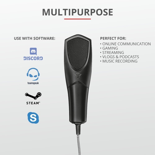 Microfono Trust Gxt 232 Mantis Streaming Usb