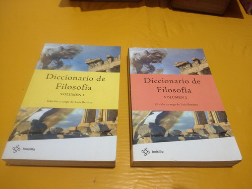 Diccionario De Filosofia 2 Tomos Luis Benitez 2008 Impecable