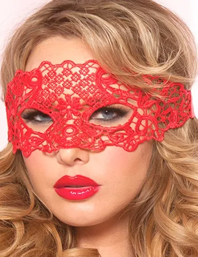 comprar Máscara Antifaz Rojo Tapa Ojos Sexy Lencería Sensual