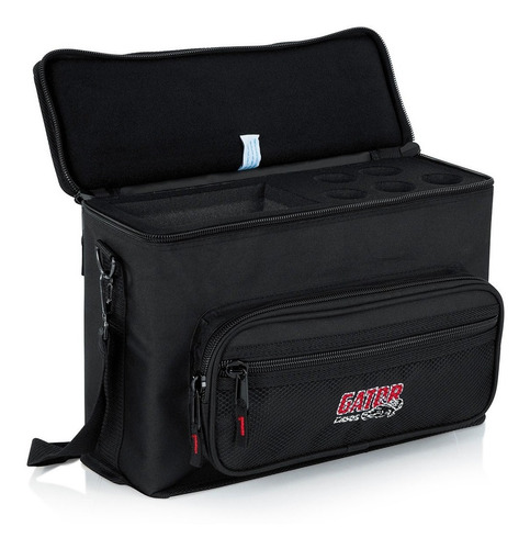 Imagen 6 de 9 de Estuche gator gm-5w para Mic acolchado p/ 5 inalámbricos