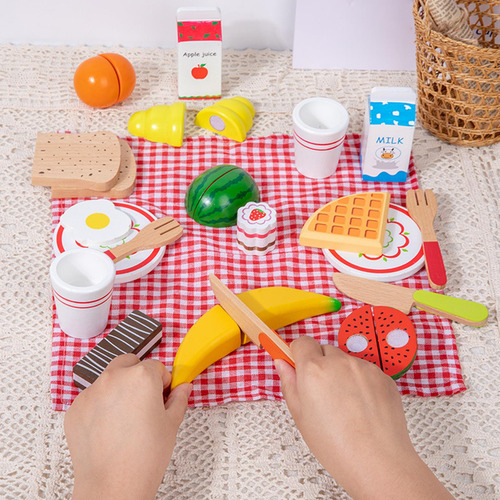 Juego De Cocina De Verduras Cortadas, Regalo De Cumpleaños,