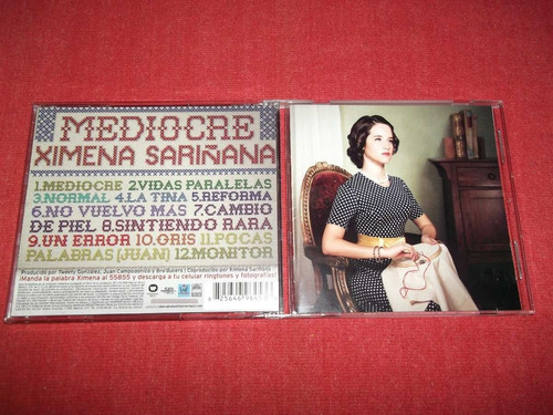 Ximena Sariñana - Mediocre Cd Nac Ed 2008 Mdisk