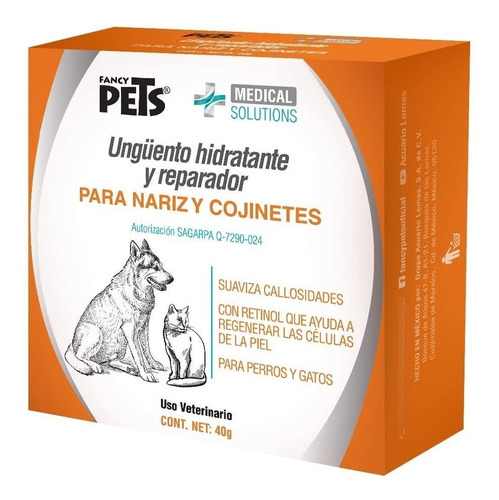 Fancy Pets Ungüento Hidratante Y Reparador 40 G