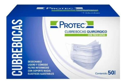 50pz Mascarilla Kn95 Protec Cubrebocas Desechable Salud