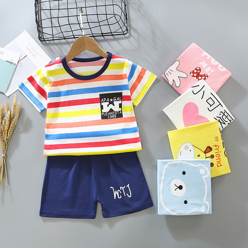 Conjunto Bebes Niño Short Traje Para Bebe Playera Verano