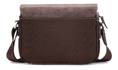 Imagen 3 de 9 de Maletin Morral De Cuero Hombre Marca Polo Tablet