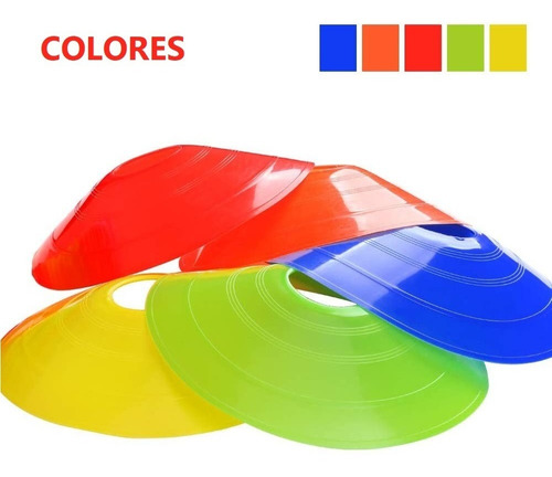 Marcador Set 40 Conos Obstáculo Entrenamiento Futbol/ Nordik