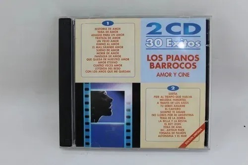 30 Éxitos Los Pianos Barrocos Amor Y Cine | 2 Cd Música