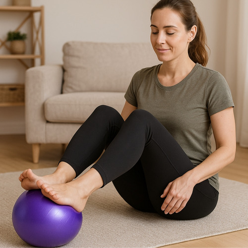 Bola De Yoga Pilates Funcional Overbal Lconvoy 15cm Sortida