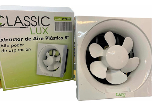 Extractor De Aire Plastico 8 Classic Lux