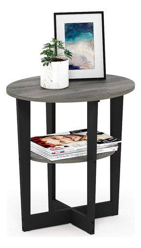 Colete noturno/mesa de cabeceira oval Furinno Jaya, pacote