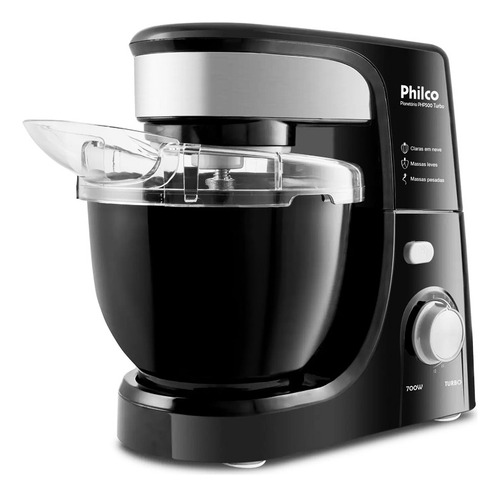 Batedeira Planetária Philco Php500 Turbo Preta