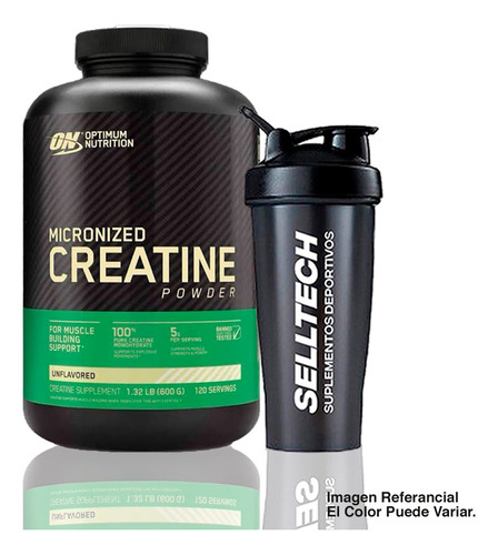 Creatina Monohidratada Optimum Nutrition 600gr + Shaker