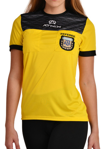 Camiseta Arbitro Athix Mujer 2022 (amarillo)