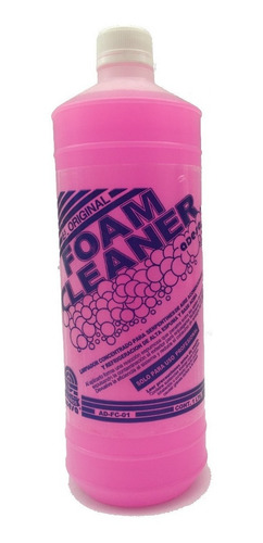 Imagen 1 de 3 de Foam Cleaner Rosa 1litro Limpiador Serpentines Quita Sarro 1pza