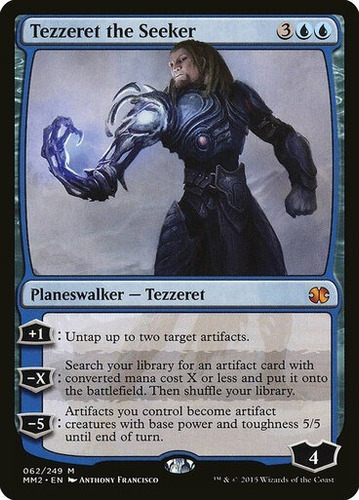 Magic Mtg Tezzeret The Seeker Modern Masters: 2015 Edition