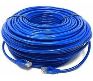 Cable De Internet Utp Cat 5e 25 Metroscolor: Azul,gris