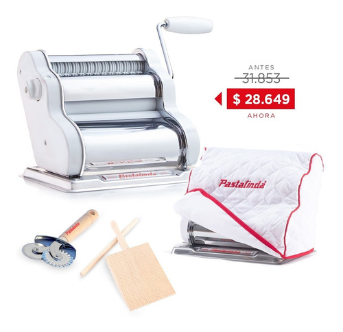 Pastalinda Kit Máquina Clásica + Accesorios + Funda