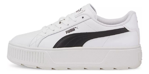 Tenis Puma Karmen L color blanco/negro - adulto