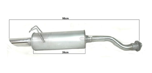 Imagem 2 de 3 de Escape Ronco Esportivo Para Honda Civic 1992 A 2000 - M23
