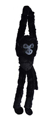 Wild Republic Spider Monkey Black, Mono De Peluche, Juguete 