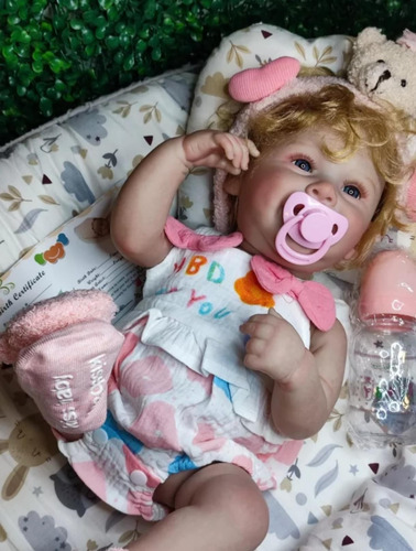 Bebé Reborn Original Vinilo Cuerpo Completo Anahi Doll
