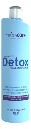 Shampoo Energizante Tratamento Detox Capilar500ml Troia Hair