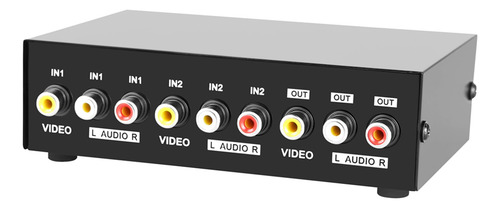 Switch Av Rca 2 En 1 Para Consolas Y Dvd - Pack