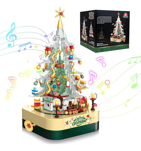 Utbttor Construcción De Árbol De Navidad Juguete Para Niños,