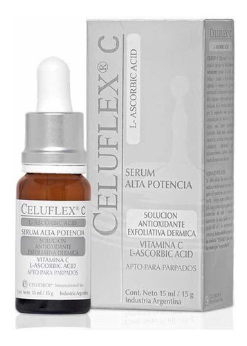 Celuflex C Serum Alta Potencia Vitamina C Antioxidante 15 Ml