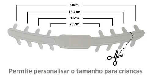 10 Protetor De Orelha Extensor Máscara Cirúrgica
