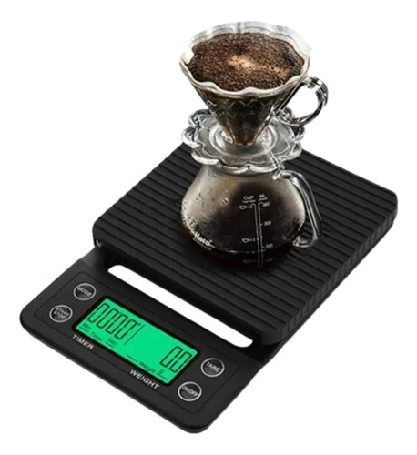 Balanza Led Digital Para Café Con Temporizador 3kg/0,1 Gr