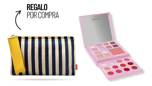 Set Paleta Ojos Pupa Pupart M Pinkish + Sun Days Pochette