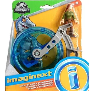 Mini Set Imaginext Jurassic World Claire E Girosfera Fmx93