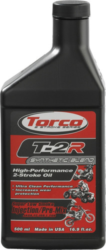 Aceite Torco T-2r High-performance 2-tiempos 500ml