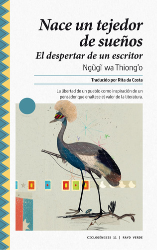 Nace Un Tejedor De Sueãâ±os, De Wa Thiongo, Ngugi. Editorial Rayo Verde Editorial, S.l., Tapa Blanda En Español