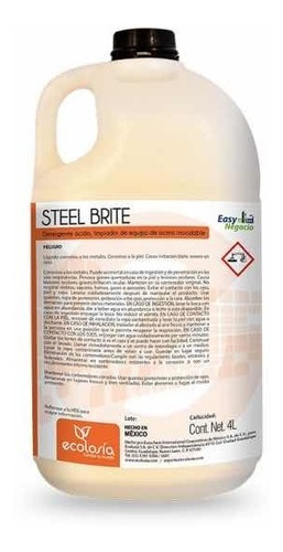 Steel Brite, Limpiador Y Abrillantador De Acero Inoxidable